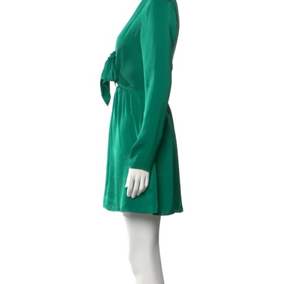 Remy Brook Deep Neckline Mini with Bow Accent - Picture 5 of 7